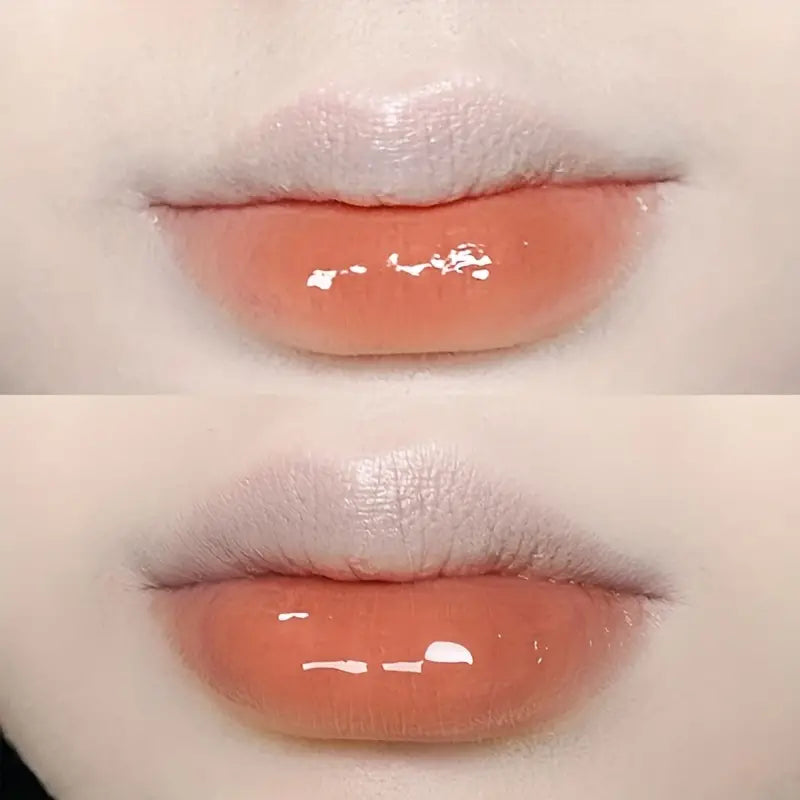6 Color Lip Gloss Cute Little Bear, Jelly Lips With Sparkling Light Dew Water, Long-lasting Stain Resistant-2