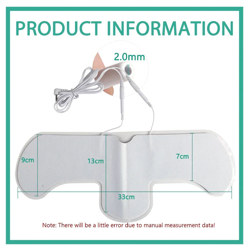 EMS TENS Electrode Pads Self-Adhesive 4pcs White-4