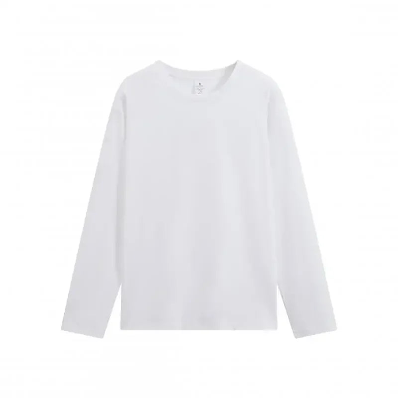 Men and women can add free image copy to cotton long sleeved T-shirts without logos or image design, and customize unisex T-shir