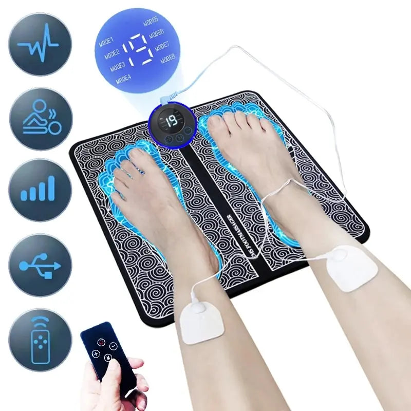 Electric Foot Massager Stimulation Pad Pressure Relief-2