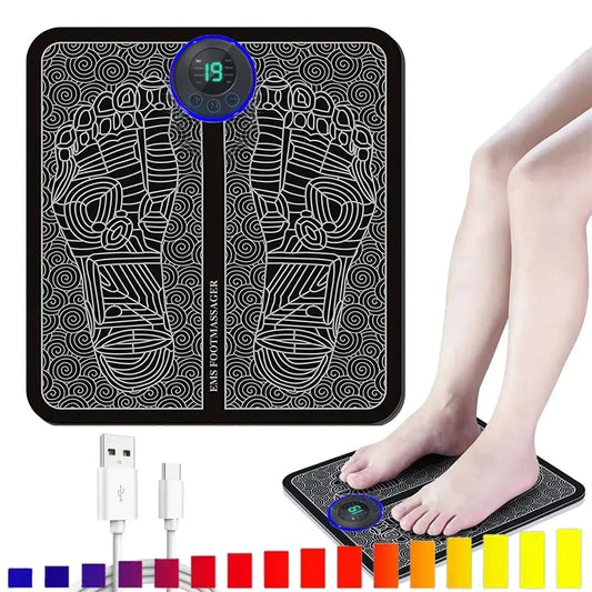 Electric Foot Massager Stimulation Pad Pressure Relief-0