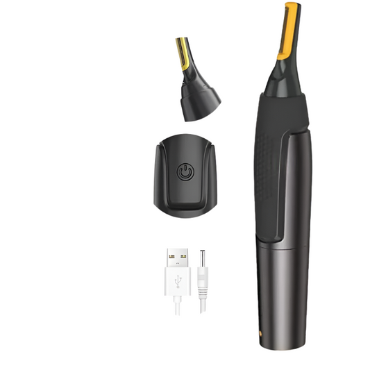 Ultra-Thin Precision Trimmer USB Rechargeable Mini Portable Black-0